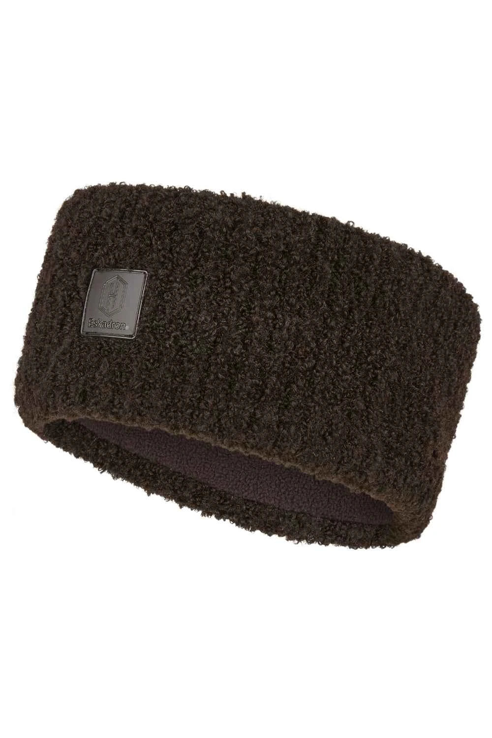Eskadron Heritage 25/26 Opaska na głowę BOUCLÉ HEADBAND Black Truffle